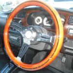 ウッドハンドル ウッドパネル　外装だけでなく運転席からもレトロが味わえる!!